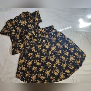 Skirt and shirt set